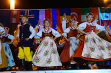 Folklore festivals defile and performances